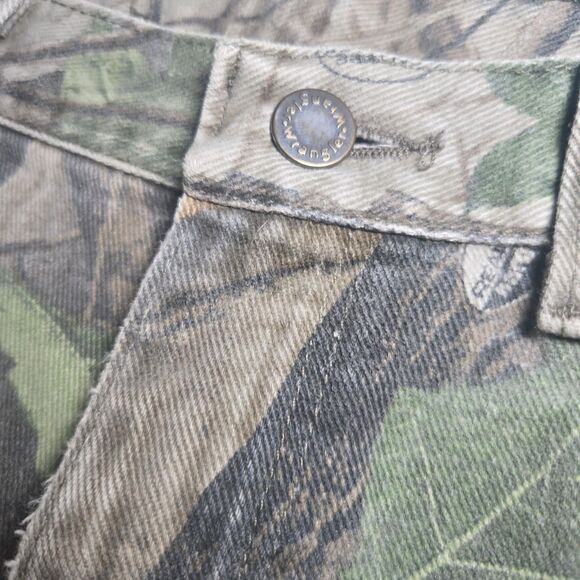 Wrangler 87MWZHG Men’s 36x34 Camo Hunting Jeans Realtree Canvas USA-Made Vintage - Picture 4 of 7